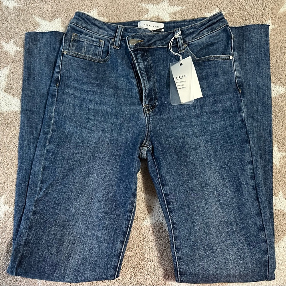 NWT RISEN JEANS SZ 11/30 HIGH RISE LONG INSEAM